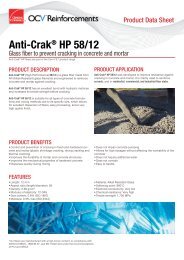 Anti-Crak® HP 58/12 - OCV Reinforcements