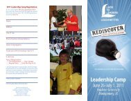 2011 Leadership Camp Registration - Faulkner University - Home