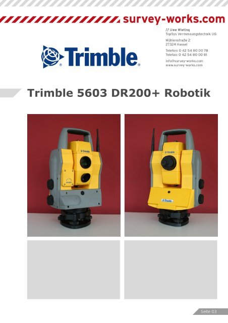Trimble 5603 R SN 63323506