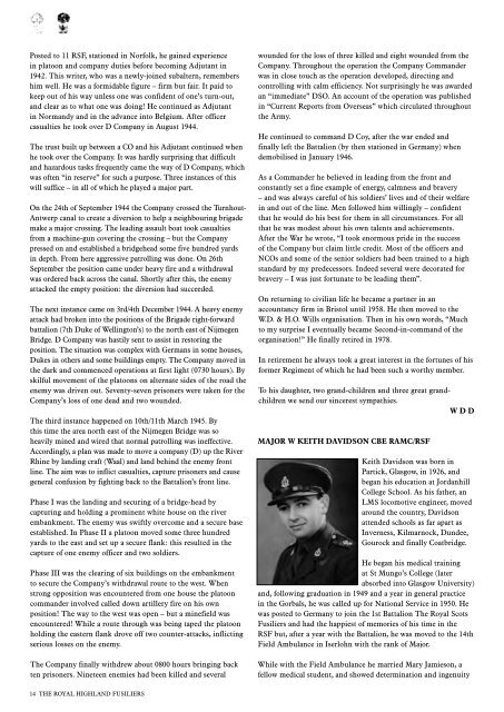 Journal 2008 - The Journal Royal Highland Fusiliers - The Royal ...