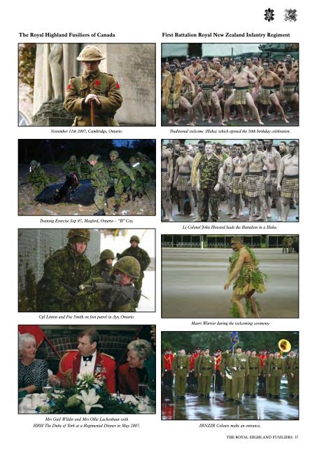 Journal 2008 - The Journal Royal Highland Fusiliers - The Royal ...