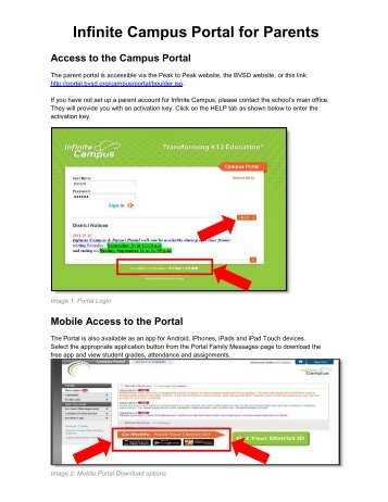 Infinite Campus Portal for Parents - Peak to Peak Charter School