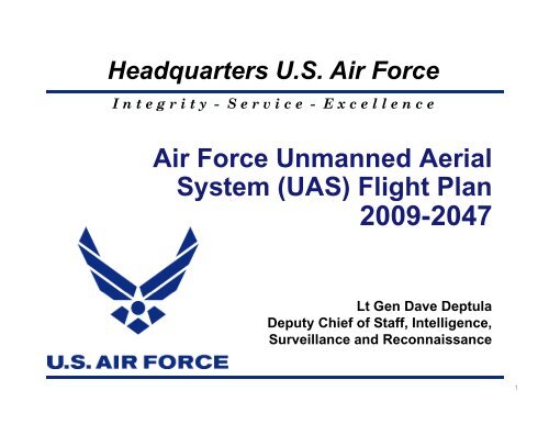 Air Force Unmanned Aerial System (UAS) Flight Plan