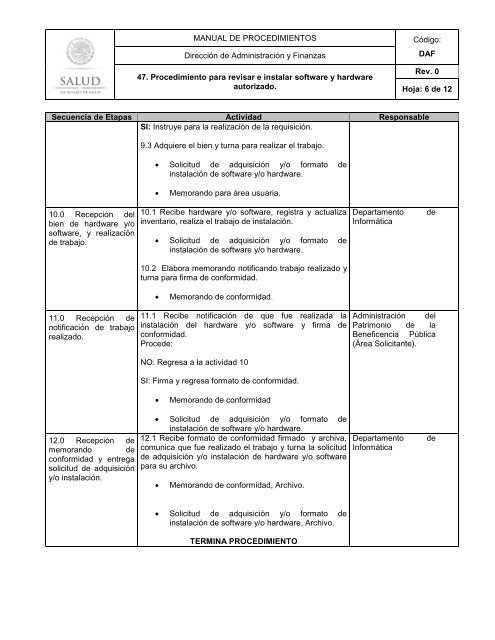 Procedimiento para revisar e instalar software y hardware ... - Inicio