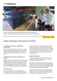 Noise Insulation and Acoustic Control - Norisol