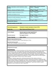 Fondamenti di analisi matematica e fisica