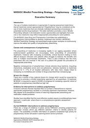 NHS GG&C Polypharmacy Strategy - GGC Prescribing