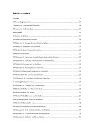 Inhaltsverzeichnis - Technische Universität Dresden