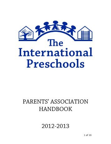 PARENTS' ASSOCIATION HANDBOOK 2012-2013 - The ...