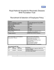 recruitment policy V2 1 _22 02 - Royal National Hospital for ...