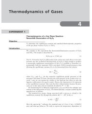 Part 4. Thermodynamics of Gases - W.H. Freeman