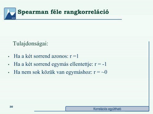 Korrelációs együttható - Hidrodinamikai Rendszerek Tanszék ...