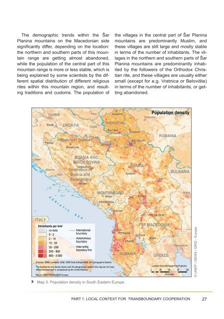 sharr/šar planina – korab – dešat/deshat - UNEP Vienna ISCC