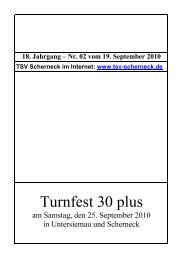 zum Heft Nr. 2 - TSV Scherneck