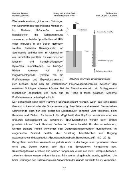 Untergrundbahnbau Berlin - Bildarchiv der Philipp Holzmann AG