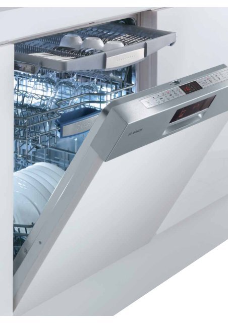 Bosch built-in dishwasher brochure - Top Class Carpentry
