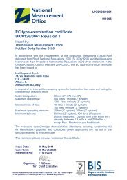 EC type-examination certificate UK/0126/0061 Revision 1 - emetas