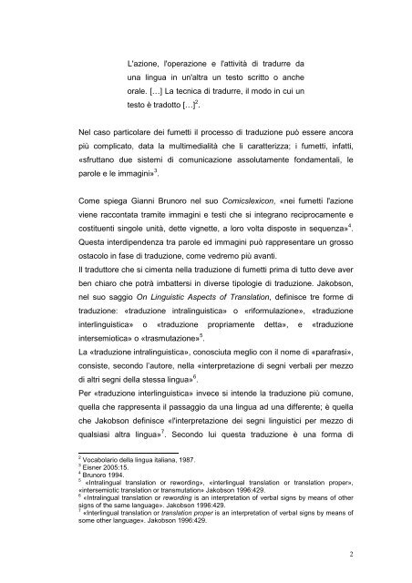 Tesi di Valeria Sanna - Bruno Osimo, traduzioni, semiotica della ...