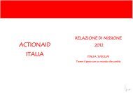 2012 Relazione di Missione - ActionAid