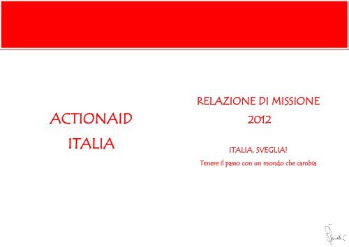 2012 Relazione di Missione - ActionAid