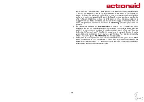 2012 Relazione di Missione - ActionAid