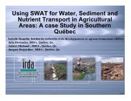 Using SWAT for Water, Sediment and Nutrient Transport in ...