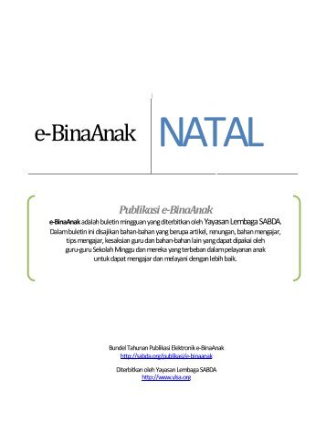 e-BinaAnak NATAL - Download - Sabda