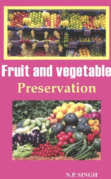 Fruit and Vegetable Preservation