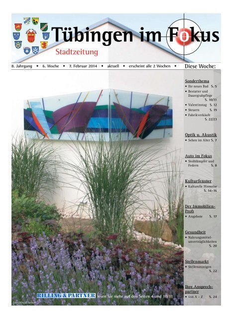 Ausgabe 07. Februar 2014 - Tübingen im Fokus