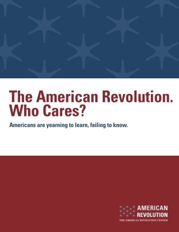 View 2009 Results (pdf) - American Revolution Center