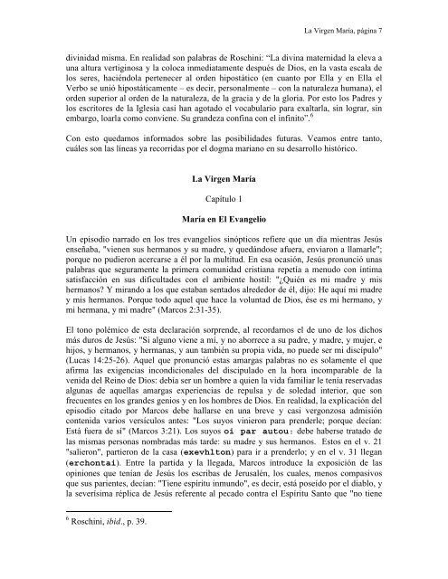 Virgen Maria completa - Escritura y Verdad