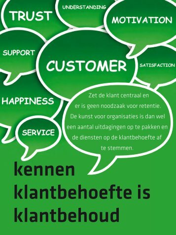 kennen klantbehoefte is klantbehoud - Callcenter Makelaar