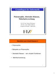 Virtuelle Methoden und Mehrfachvererbung