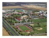 Master Plan Presentation - University of Minnesota, Crookston