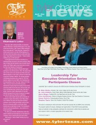 tyler Chamber News - Tyler, Texas