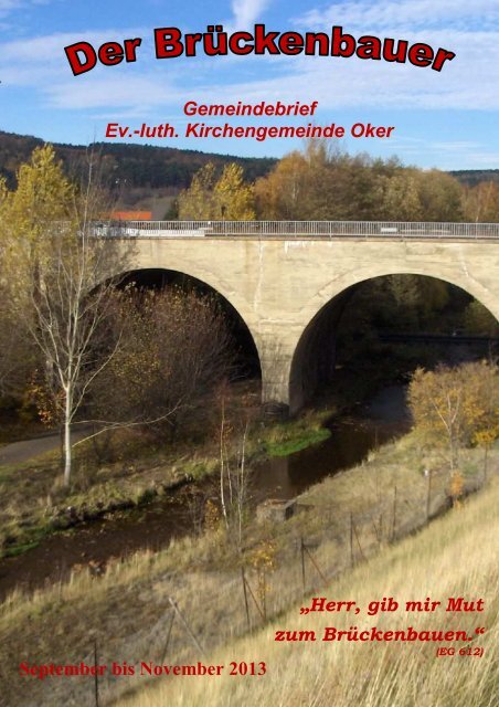Gemeindebrief 2013 04 Kirchengemeinde Oker
