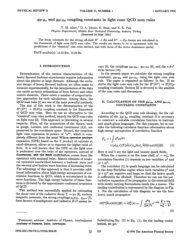 and coupling constants in light cone QCD sum rules - APS Link ...