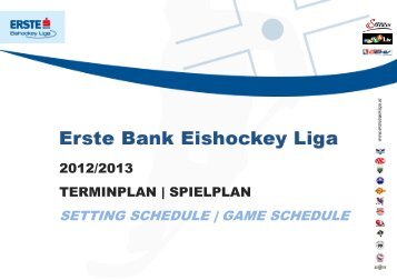 Der EBEL-Spielplan - Erste Bank Liga