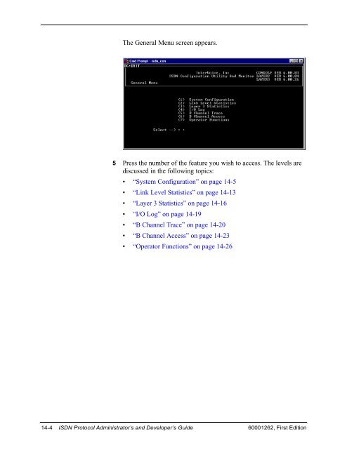 ISDN Protocol Administrator's and Developer's Guide ... - Intervoice