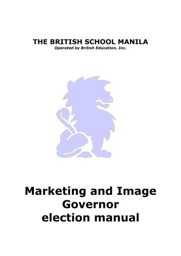 governors election - The British School Manila