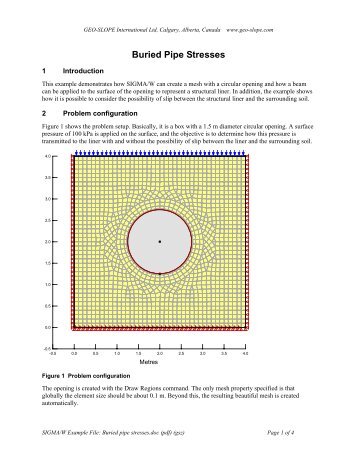 Buried pipe stresses.pdf - GEO-SLOPE International Ltd.