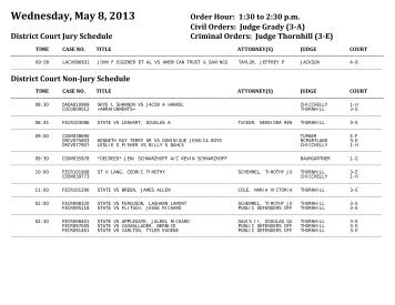 Wednesday, May 8, 2013 - Linn County Bar Association