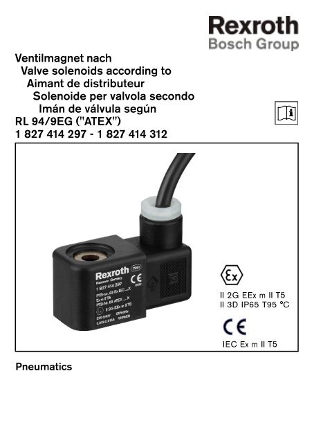 Ventilmagnet nach Valve solenoids according to ... - Duncan Rogers