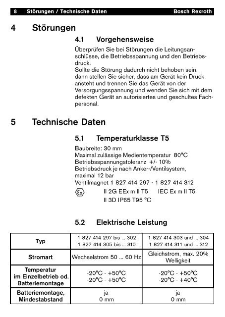 Ventilmagnet nach Valve solenoids according to ... - Duncan Rogers