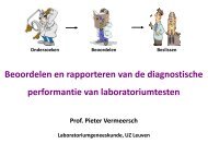 Beoordelen en rapporteren van de diagnostische ... - UZ Leuven