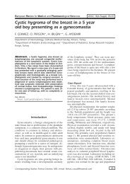 Cystic hygroma of the breast in a 5 year old boy presenting as a ...