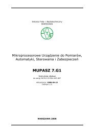 MUPASZ 7.G1 - Instytut Tele- i Radiotechniczny