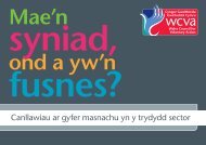 Canllawiau ar gyfer masnachu yn y trydydd sector - WCVA