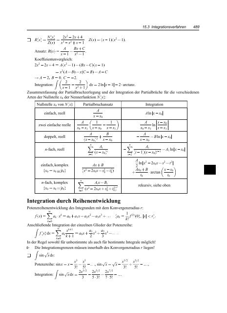 15 Integralrechnung