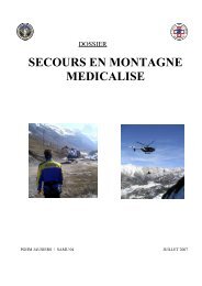 dossier secours en montagne medicalise - Secours-montagne.fr